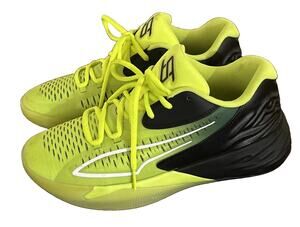 PUMA Stewie 1 Basketball Shoes Quiet Fire Lime Squeeze Womens Size 8.5 EUC!